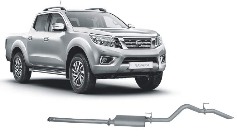 Redback Extreme Duty Exhaust for Nissan Navara NP300 2.3L Twin Turbo (01/2015 - on)